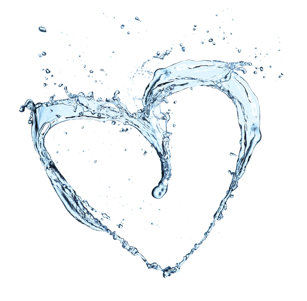 beauty collective - heart shaped water splash